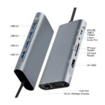 Type C Hub 11 in 1 100MBS - Image 3